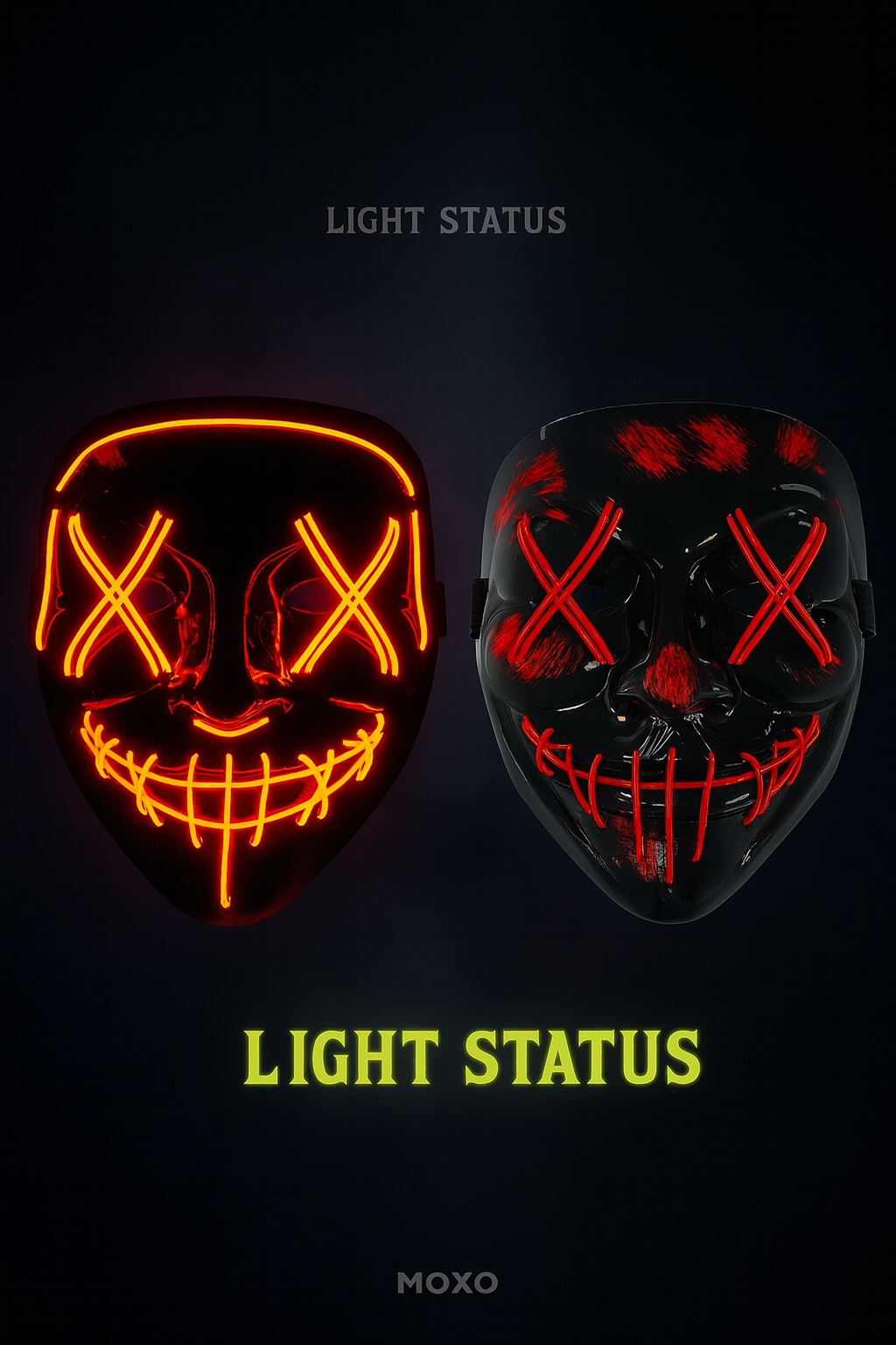 LED Halloween Maske - Leuchtet im Dunkeln💀🎃