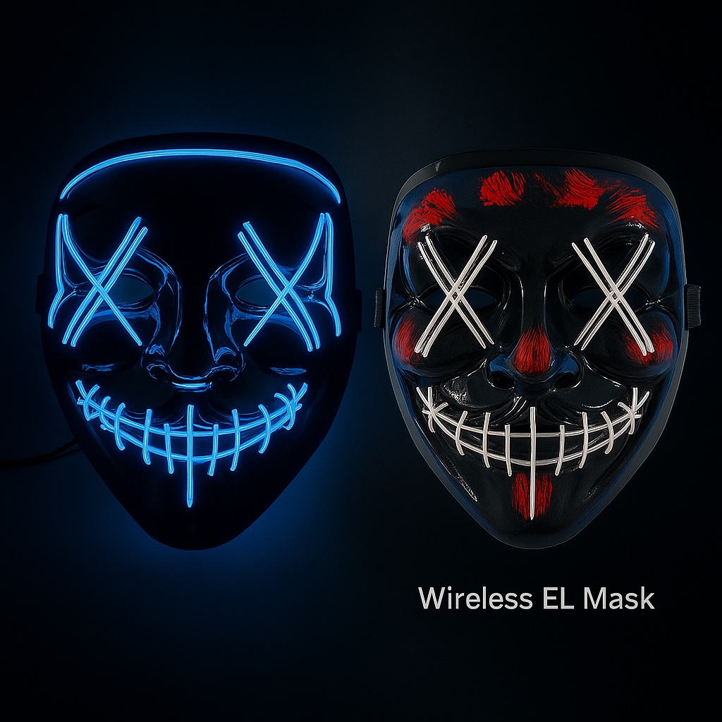 LED Halloween Maske - Leuchtet im Dunkeln💀🎃