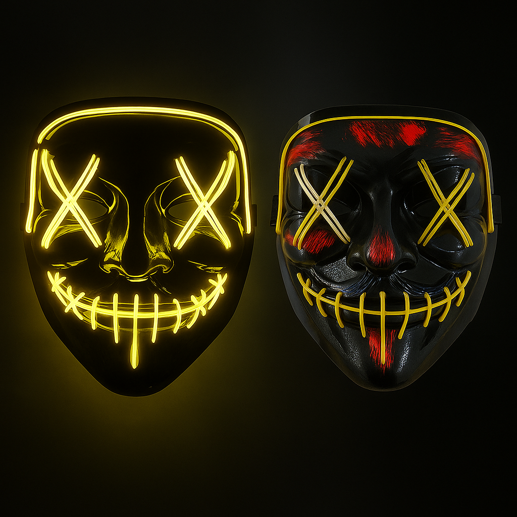 LED Halloween Maske - Leuchtet im Dunkeln💀🎃