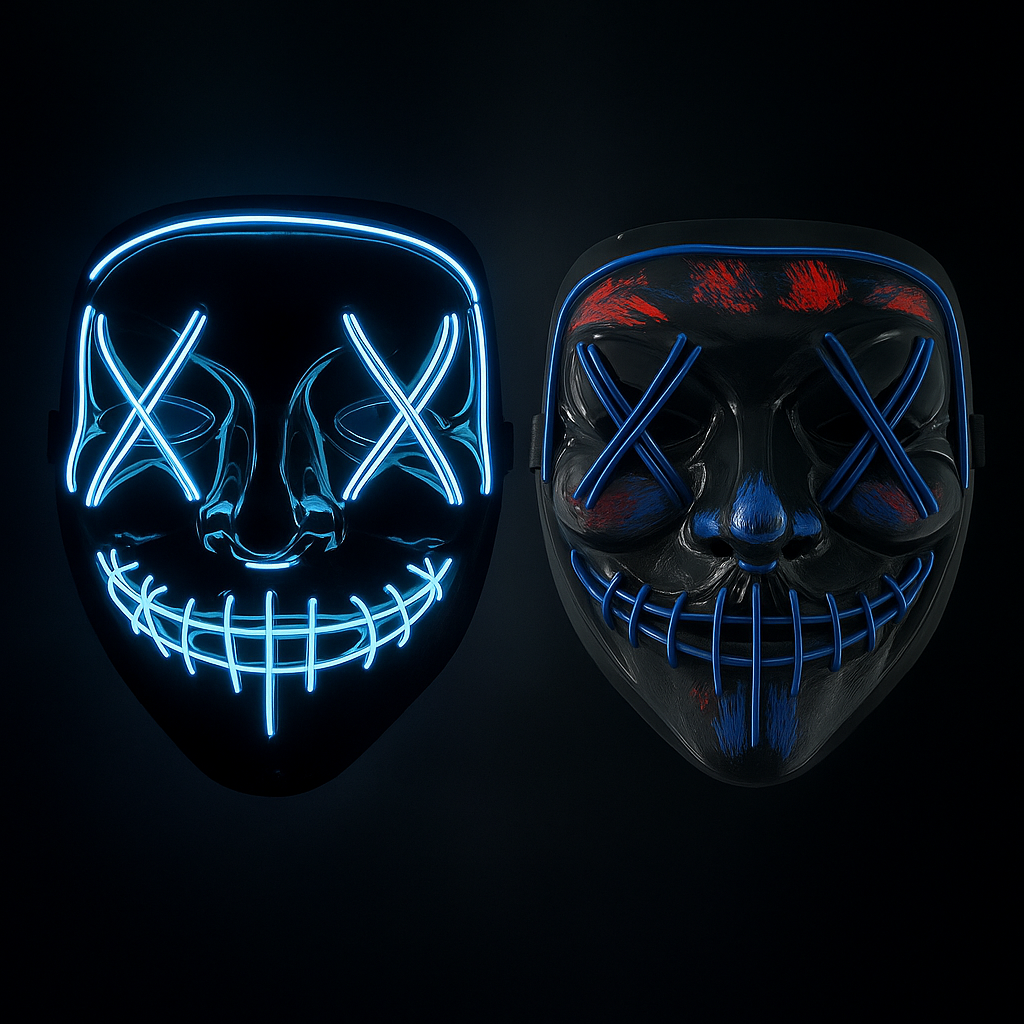 LED Halloween Maske - Leuchtet im Dunkeln💀🎃