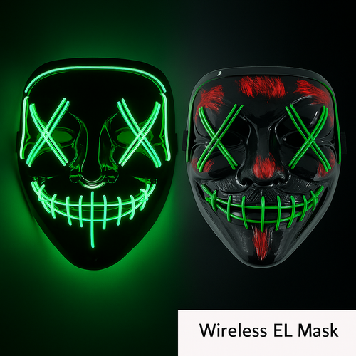 LED Halloween Maske - Leuchtet im Dunkeln💀🎃